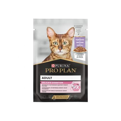 Purina ProPlan Cat kapsička Delicate Turkey 85g