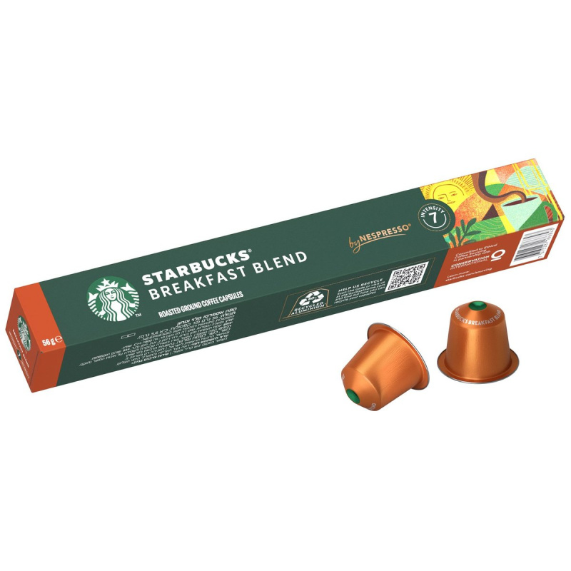 Starbucks Breakfast Blend by Nespresso Medium Roast kávové kapsle