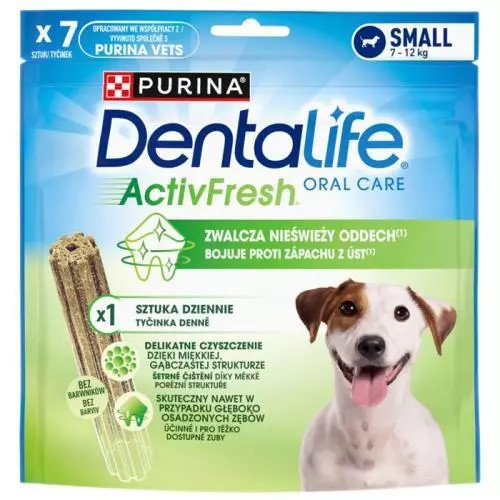 Purina DentaLife Activfresh Activfresh Small 115 g - 7 tyčinek