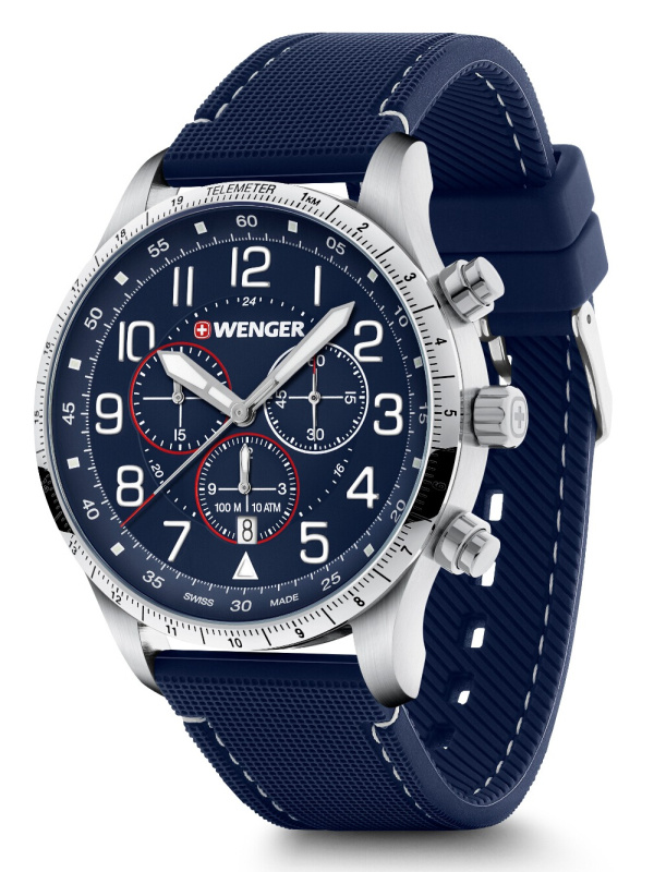 Wenger 01.1543.117 Attitude Chronograph 44mm 10ATM
