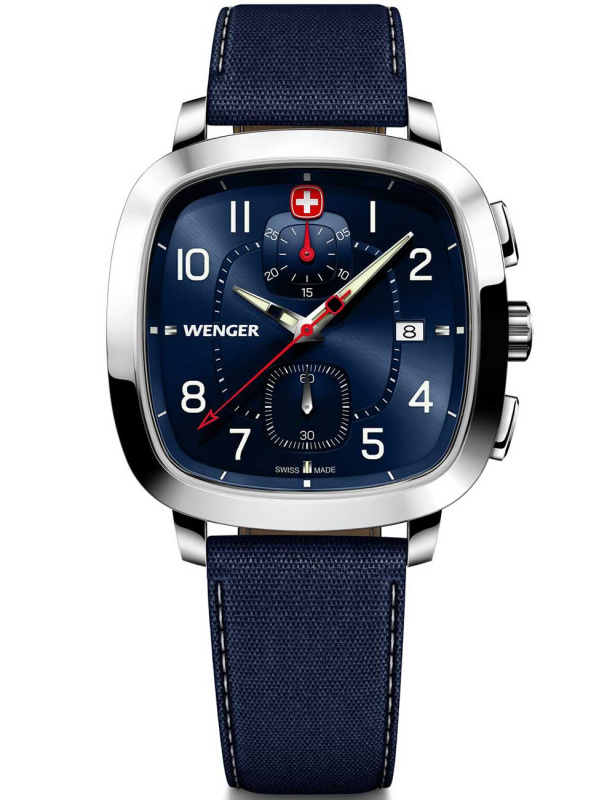 Wenger 01.1933.110 Vintage Sport Chronograph 40mm 5ATM