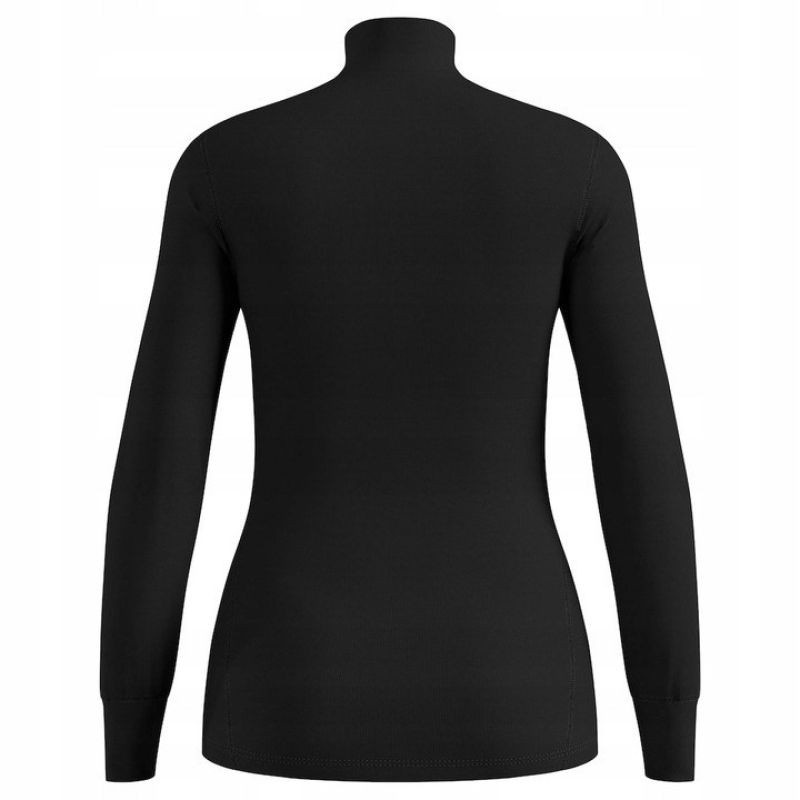 Dámské tričko Odlo BL TOP s želvovinovým výstřihem l/s ACTIVE WARM ECO velikost M Black NEPLATÍ