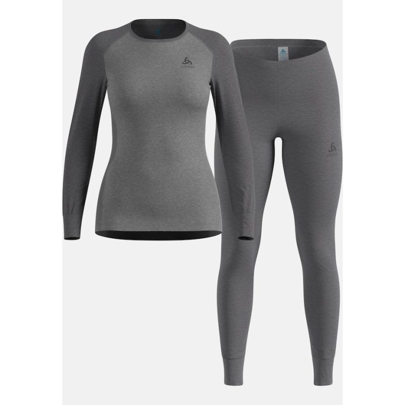 Dámská souprava spodního prádla Odlo ACTIVE WARM ECO Special Set Velikost S Grey NEPLATÍ