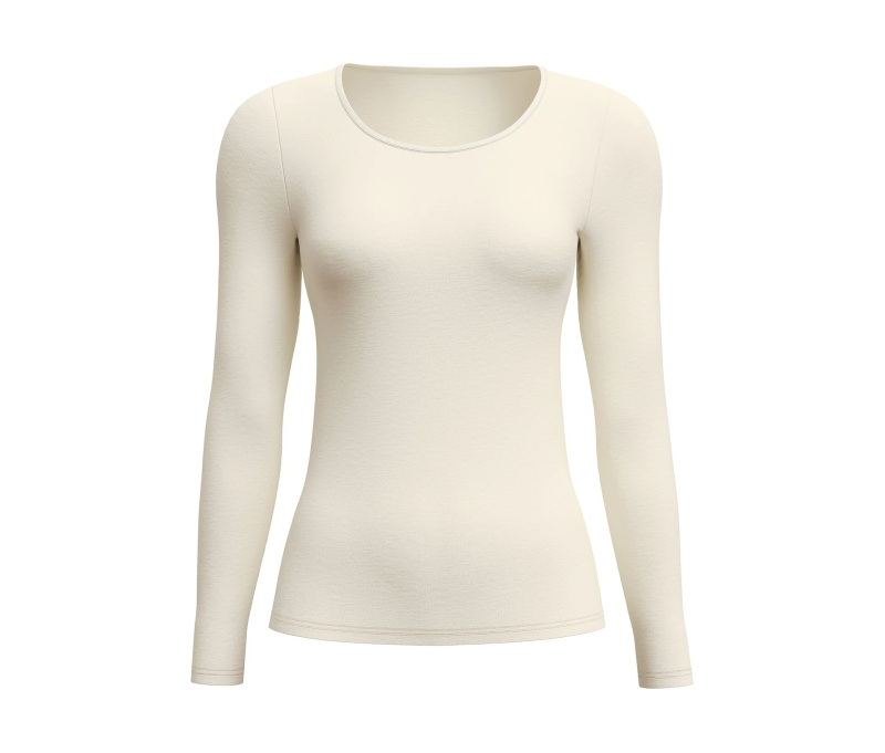 Triko s dlouhým rukávem CALIDA »True Confidence«, pearl cream
