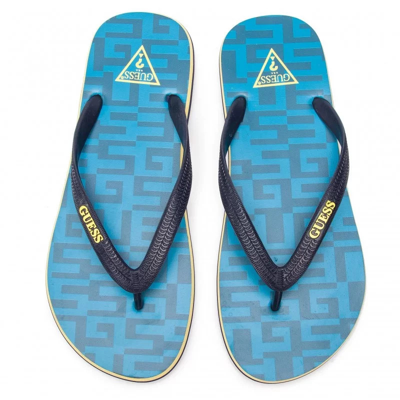 Plážové žabky F92Z08-B00H modrá - GUESS XL Modrá
