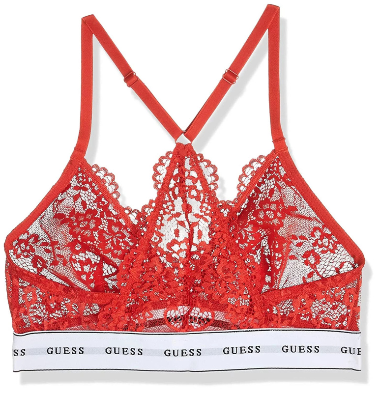 Dámská krajková podprsenka - O97C02PZ01C- G587- Červená - Guess červená M