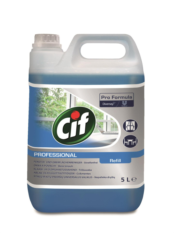 Čisticí prostředek na okna - Cif, 5 l