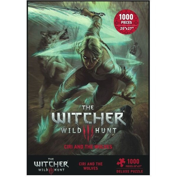 Witcher 3 Wild Hunt Puzzle Ciri and the Wolves