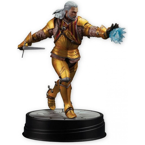 The Witcher 3 PVC Statue Geralt Toussaint Relic Armor 20 cm