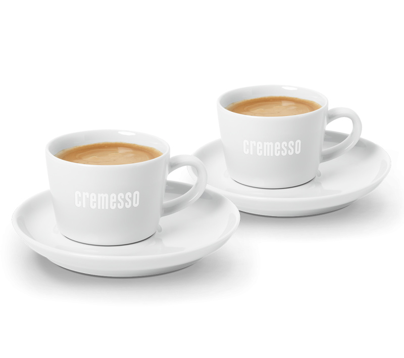 Cremesso Set 2 šálků na kávu s podšálky 10175528