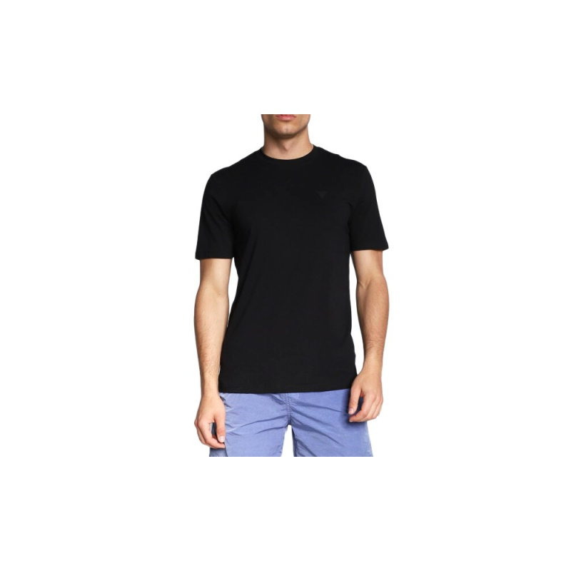 Černé triko Guess s krátkým rukávem