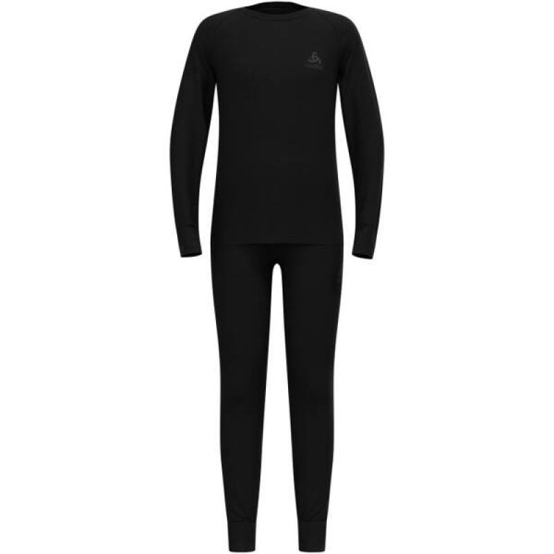 Odlo Set dlouhé spodní prádlo MERINO 200 KIDS velikost 116cm Black NEPLATÍ
