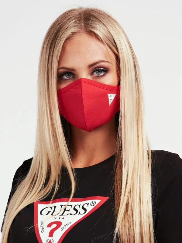 Bavlněná unisex rouška W0YZ17WDXC0-TLRD červená - Guess UNI červená