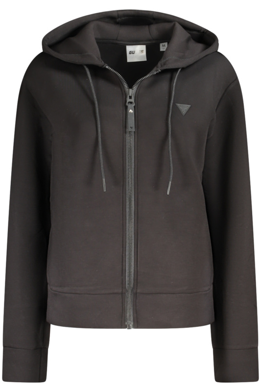 Guess černá mikina se zipem