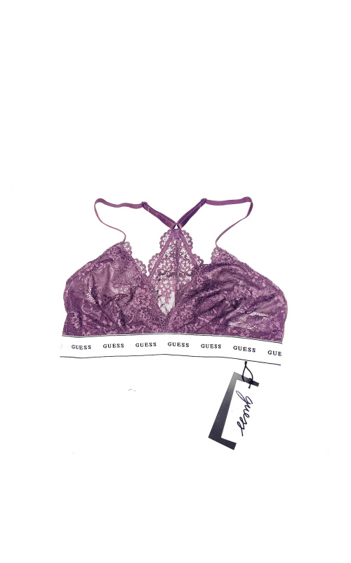 Dámská krajková podprsenka - O97C02PZ01C- G4S5 - Fialová - Guess fialová S