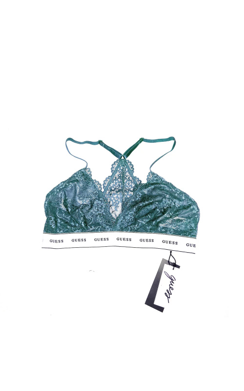Dámská krajková podprsenka - O97C02PZ01C- G7M6 - Zelenomodrá - Guess L zeleno-modrá