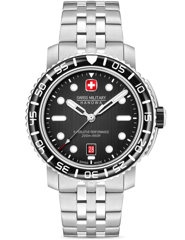 Swiss Military Hanowa SMWGH0001702 Black Marlin 44mm 20ATM