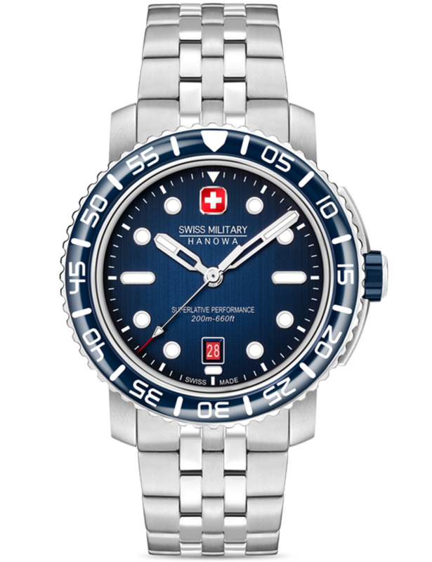 Swiss Military Hanowa SMWGH0001703 Black Marlin 44mm 20ATM
