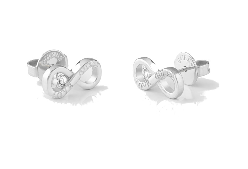Guess Krásné ocelové náušnice Nekonečno Studs Party JUBE02182JWRHT/U