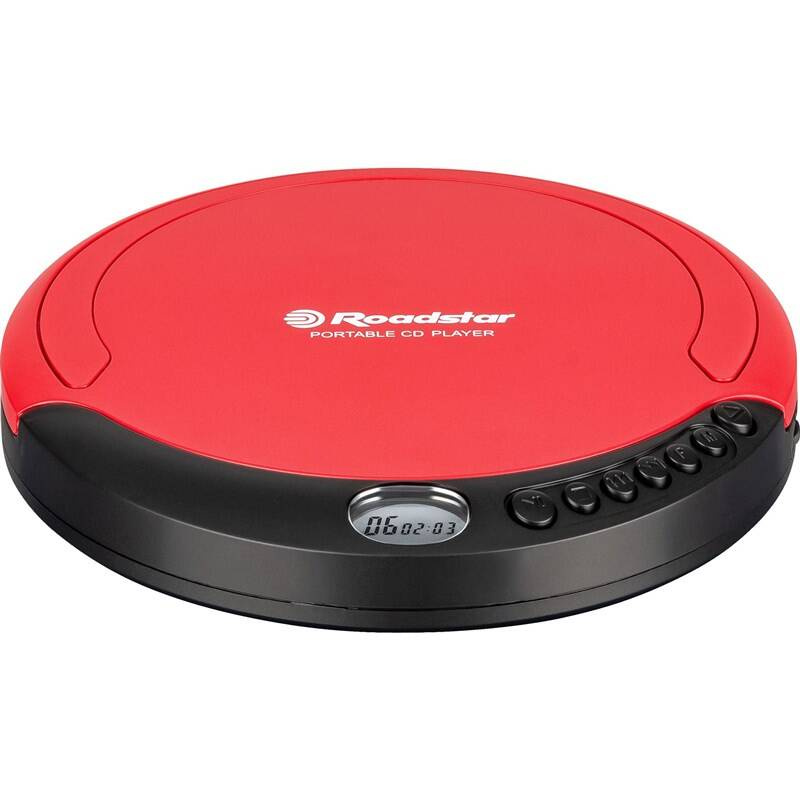 Discman Roadstar PCD-435CD / LCD / 3,5mm jack / červená/černá Varianta: ivi1