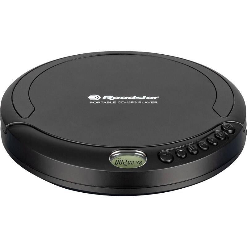 Discman Roadstar PCD-498MP / CD / CD-R / CD-RW / MP3 / WMA / černá Varianta: ivi2
