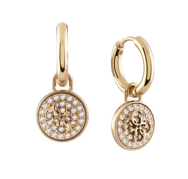 Guess dámské pozlacené náušnice