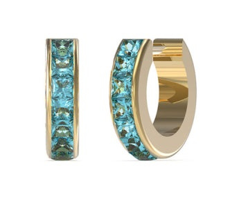 Guess dámské pozlacené náušnice