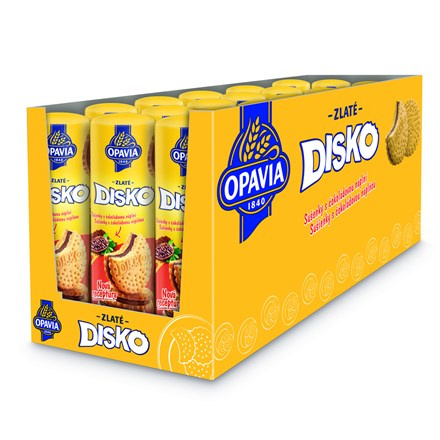 Opavia sušenky Disko čokoládová náplň