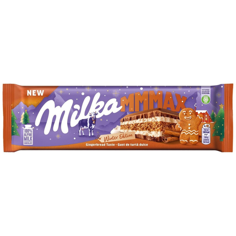 Milka Mmmax čokoláda s perníčkovou příchutí