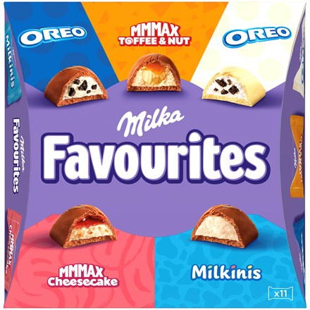 Milka Favourites- plněné pralinky - 95 g