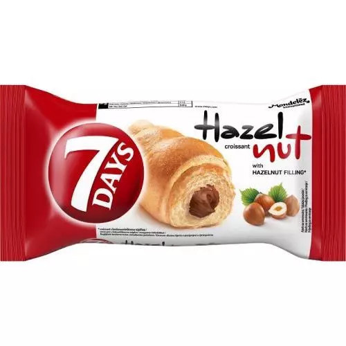 7Days Croissant s lískooříškovou náplní