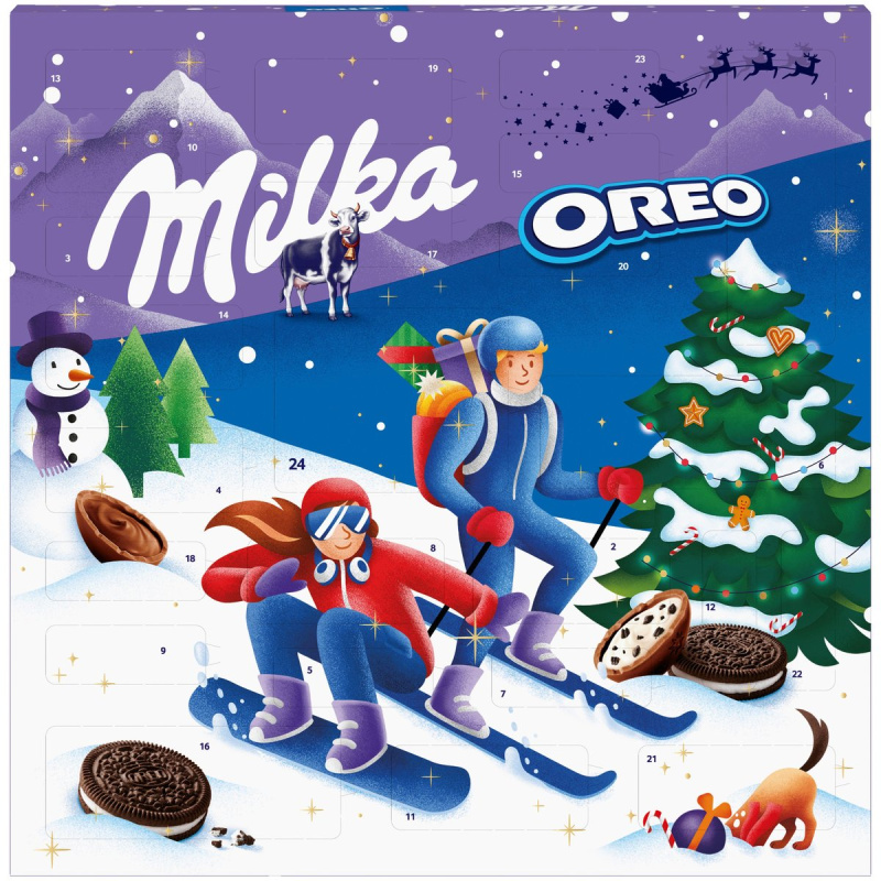 Milka Adventní kalendář Oreo