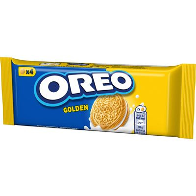 OREO sušenky Golden s náplní s vanilkovou příchutí