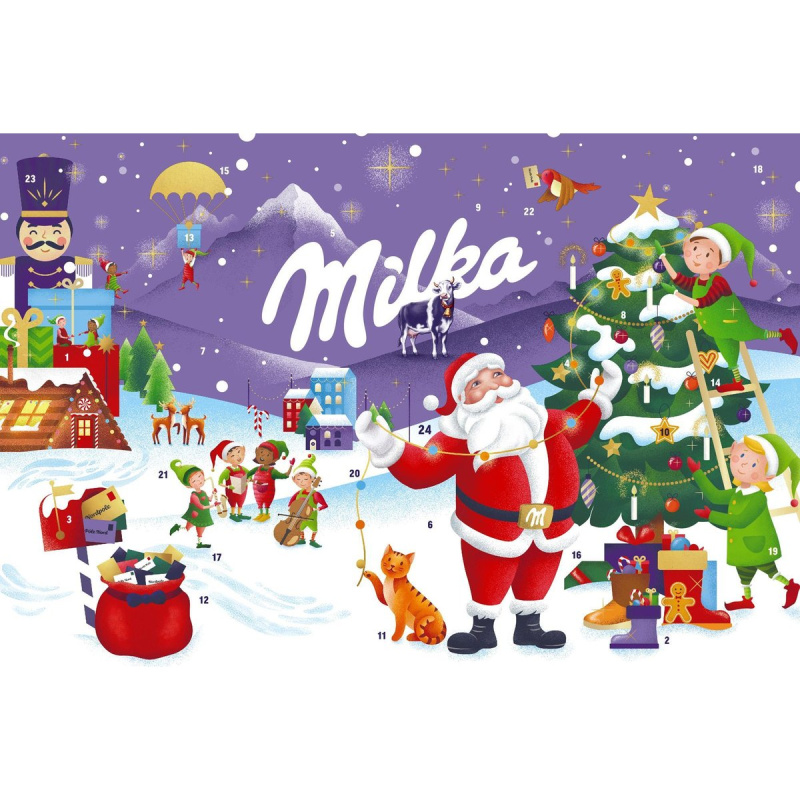 Milka Adventní kalendář malý