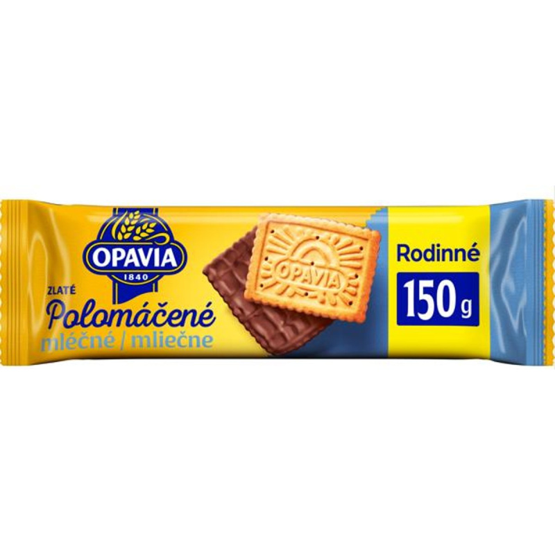 Opavia sušenky Zlaté Polomáčené mléčné