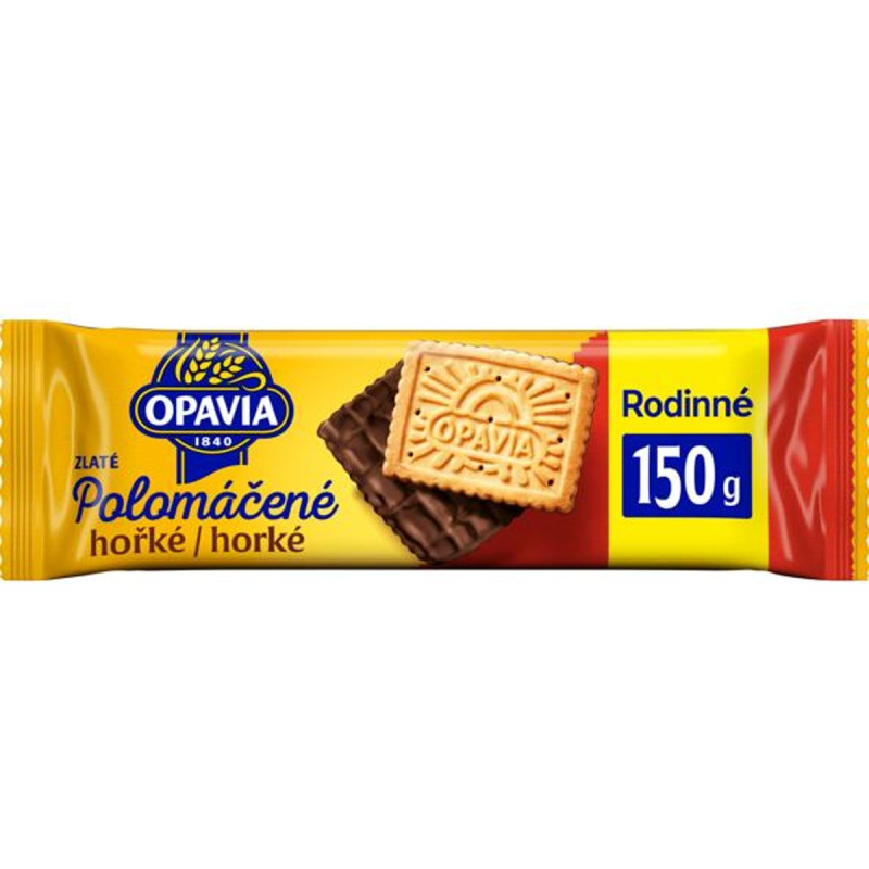 Opavia sušenky Zlaté Polomáčené hořké