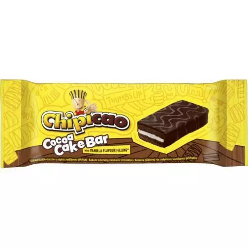 Chipicao cocoa cake bar vanilla flavour filling 64g