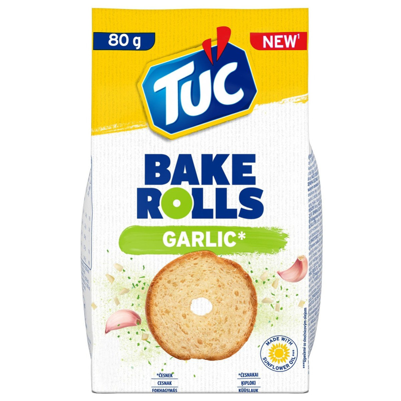Tuc Bake Rolls příchuť česnek