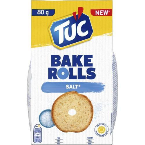 Tuc Bake Rolls - slané krekry - sůl, 80 g