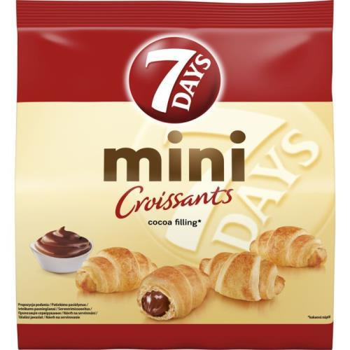 7 Days mini Croissants - pečivo s náplní - kakao, 185 g