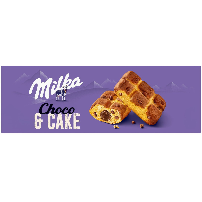 Milka jemné pečivo Cake & Choc čokoládová náplň