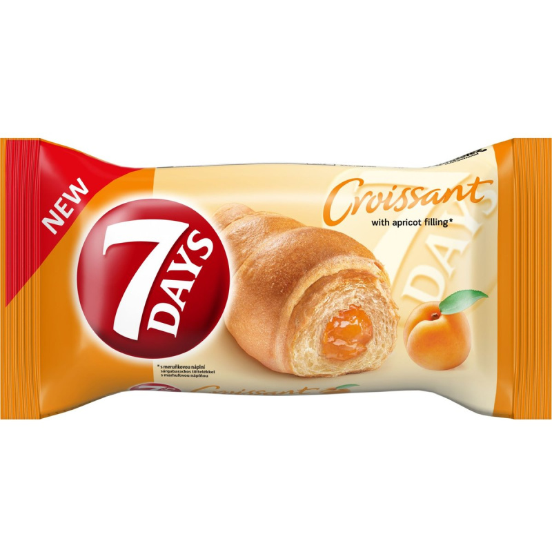7Days Croissant s meruňkovou náplní