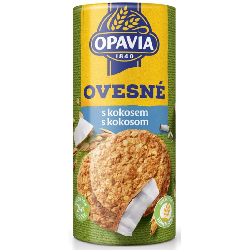 Opavia sušenky Zlaté Ovesné s kokosem