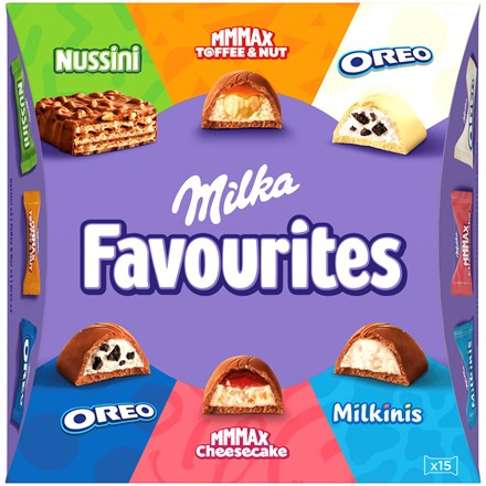 Milka Favourites- plněné pralinky - 141 g