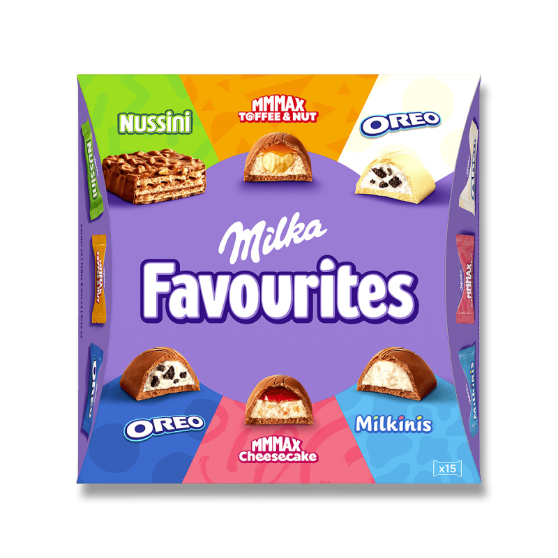 Milka Favourites- plněné pralinky - 141 g