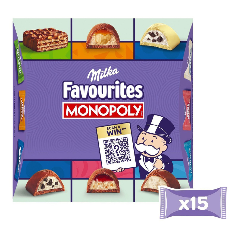 Milka Favourites- plněné pralinky - 141 g