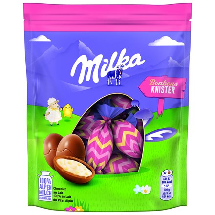Milka Práskací čokoládové vajíčka