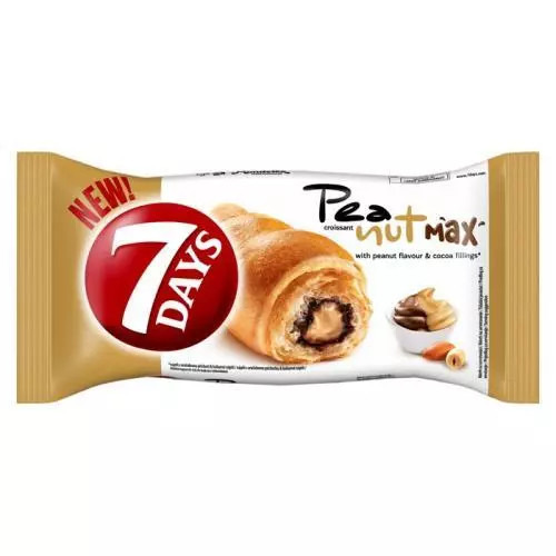7Days Croissant max peanut flavour cocoa fillings 80g
