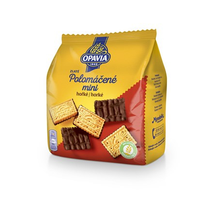 Opavia sušenky Zlaté Polomáčené Mini hořké