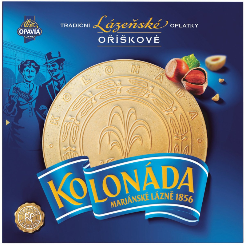 Opavia Kolonáda lázeňské oplatky lísko–oříškové